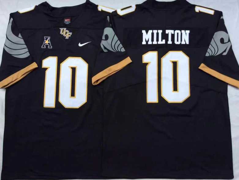 UCF Knights 10 Mckenzie Milton Black College Football Jersey,We sell and wholesale UCF Knights 10 Mckenzie Milton Black College Football Jersey on line form chian!